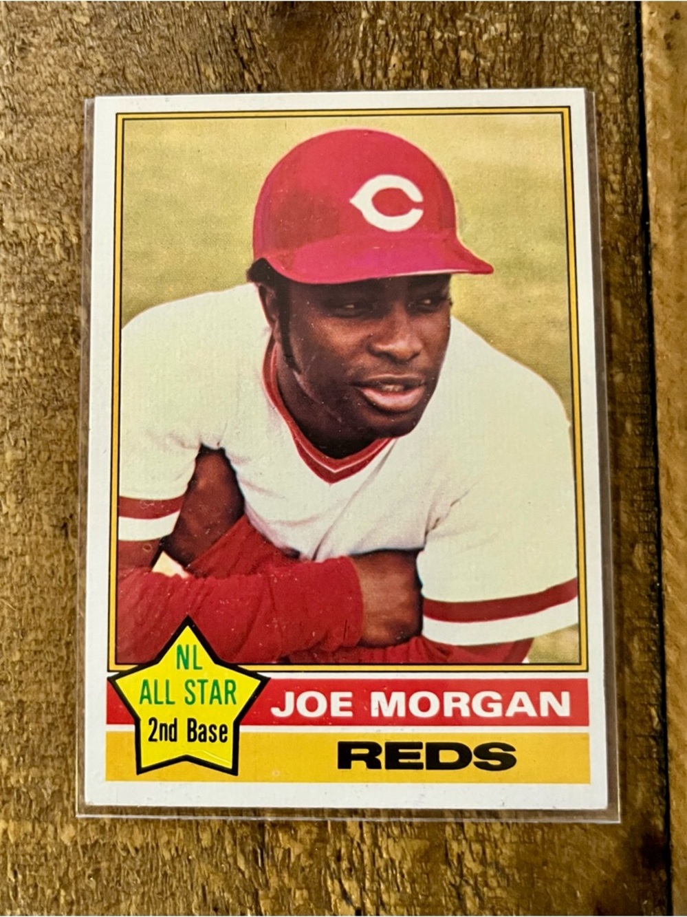 Topps Vintage 1976 Baseball Hall of Famer Joe Morgan